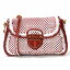プラダ PRADA バッグ IANCO(レッド)x LACCA(ホワイト) レザー ショルダーバッグ レディース BR4698 【中古】【定番人気】 - v30324
