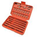 AP 100PC ビットセット【ビットセット 6.35 1/4】【プラスビット マイナスビット ヘックスビット】【アストロプロダクツ】