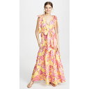 バンジャナン レディース ワンピース トップス Carnation Dress Flamingo Rhododendron Yellow