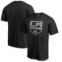 ファナティクス メンズ Tシャツ トップス Los Angeles Kings Fanatics Branded Gradient Logo TShirt Black