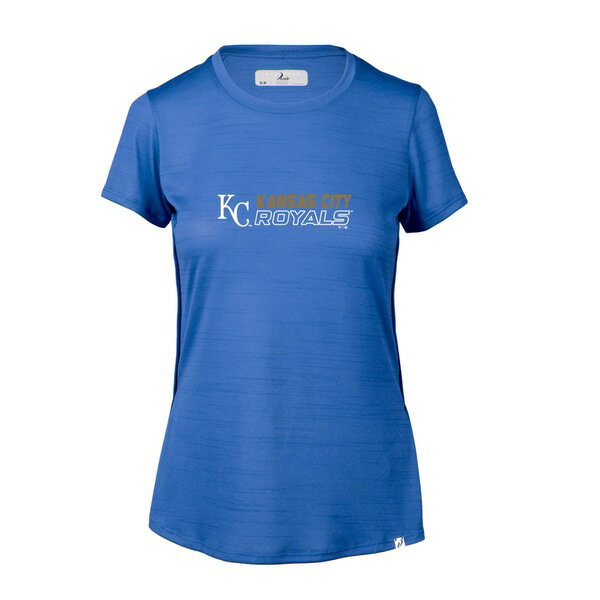 レベルウェア レディース Tシャツ トップス Kansas City Royals Levelwear Women's Lux Chase TShirt Heather Royal