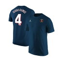 ショッピングjordan ジョーダン メンズ Tシャツ トップス Men's Brand Sergio Ramos Navy Paris Saint-Germain Name and Number T-shirt Navy