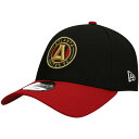 ショッピング帽子 ニューエラ メンズ 帽子 アクセサリー Atlanta United FC New Era League 9FORTY Adjustable Hat Black/Red