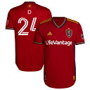 ショッピングカスタム アディダス メンズ ユニフォーム トップス Real Salt Lake adidas 2022 The Believe Kit Authentic Custom Jersey Red