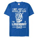 ショッピングレジェンダリー フィフスサン メンズ Tシャツ トップス Men's Legendary Dad Man Short Sleeve Crew T-shirt Royal