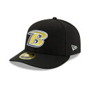 ショッピングラメ ニューエラ メンズ 帽子 アクセサリー Men's Black Baltimore Ravens Omaha Low Profile 59FIFTY Fitted Team Hat Black