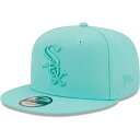 ショッピングターコイズ ニューエラ メンズ 帽子 アクセサリー Chicago White Sox New Era Spring Color Pack 9FIFTY Snapback Hat Turquoise