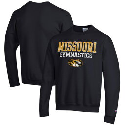 <strong>チャンピオン</strong> メンズ <strong>パーカー</strong>・スウェットシャツ アウター Missouri Tigers Champion Gymnastics Stack Powerblend Pullover Sweatshirt Black