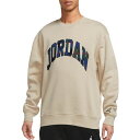 ショッピングラタン ジョーダン メンズ シャツ トップス Jordan Men's Essential Holiday Fleece Crew Sweatshirt Rattan