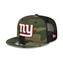 ショッピングGAP ニューエラ メンズ 帽子 アクセサリー Men's Camo New York Giants Woodland Trucker 2.0 9FIFTY Snapback Hat Camo