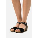 ショッピングオックス ジェオックス レディース サンダル シューズ DIANTHA - Platform sandals - black