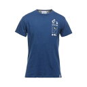 ショッピングベルーナ ヴェルナ BERNA メンズ Tシャツ トップス T-shirts Blue