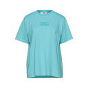 ショッピングtシャツ エムエスジイエム MSGM レディース Tシャツ トップス T-shirts Sky blue