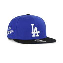 ショッピングハット 47ブランド メンズ 帽子 アクセサリー Men's '47 Royal Los Angeles Dodgers 2022 City Connect Captain Snapback Hat Royal