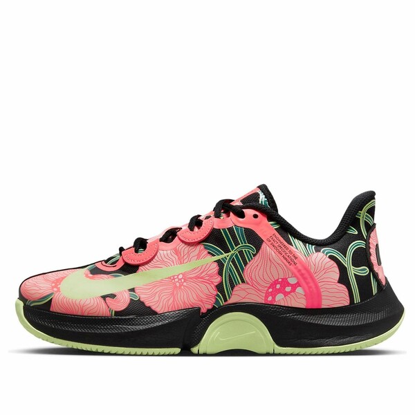 Nike ナイキ レディース スニーカー Black/Hot Punch/Pink Bloom/Barely Volt 【(WMNS) Nike Court Air Zoom GP Turbo HC Premium 'Naomi Osaka Art Nouveau Floral' FJ2985-001】 サイズ US_8.5(25.5cm)