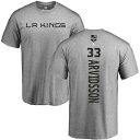 ショッピングトップス ファナティクス メンズ Tシャツ トップス Los Angeles Kings Fanatics Branded Personalized Playmaker TShirt Heather Gray