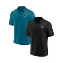 ショッピング大きいサイズ ファナティクス メンズ ポロシャツ トップス Men's Branded Teal, Black San Jose Sharks Primary Logo Polo Shirt Combo Set Teal, Black