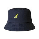 カンゴール メンズ 帽子 アクセサリー Men's Washed Bucket Hat Navy