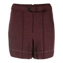 ショッピングHIGH マルタンマルジェラ レディース カジュアルパンツ ボトムス high-rise tailored shorts burgundy