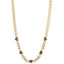 ラッキーブランド レディース ネックレス・チョーカー・ペンダントトップ アクセサリー Gold-Tone Diamond-Shape Charm Collar Necklace, 17