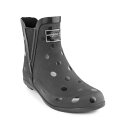 ショッピングエンジニア ロンドンフォグ レディース ブーツ シューズ Women's Piccadilly Rain Boot BLACK DOT