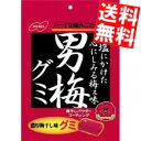 【送料無料】ノーベル男梅グミ38g×6袋入※北海道800円・東北400円の別途送料加算