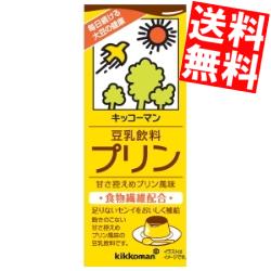 【送料無料】紀文豆乳飲料プリン200ml紙パック　18本入※北海道・沖縄・離島は送料無料対象外【sswf1】【2sp_120810_ blue】