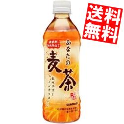 【送料無料】サンガリアあなたの麦茶500mlPET　24本入※北海道・沖縄・離島は送料無料対象外【sswf1】【2sp_120810_ blue】