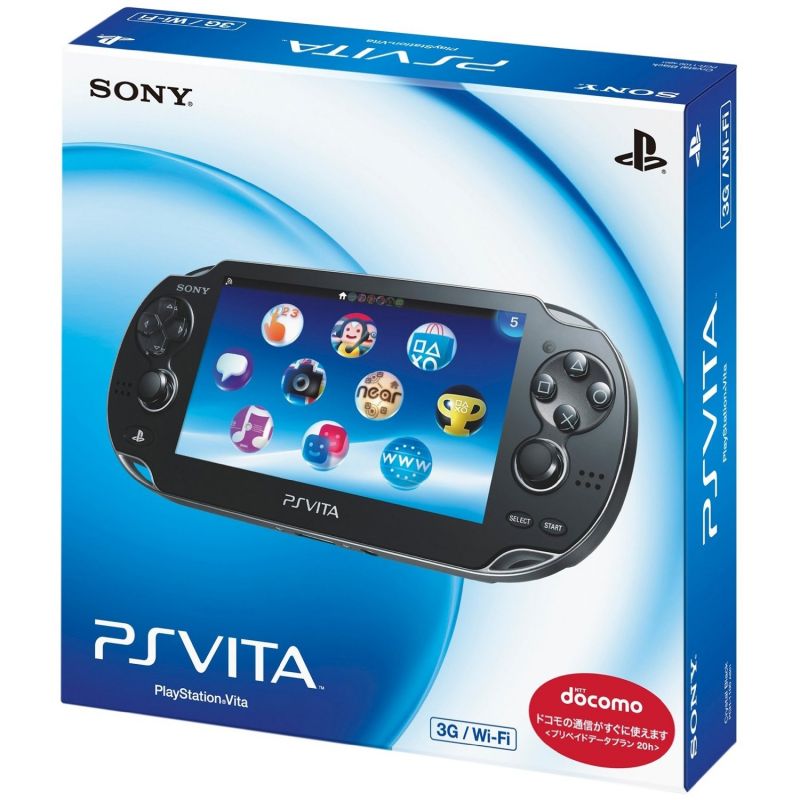 PS VITA本体 3G/Wi-Fi　クリスタル・ブラック　初回限定版【新品】