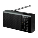 【送料込・まとめ買い×6点セット】ソニー FM AM ハンディー ポータブルラジオ ICF-P36 ブラック