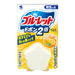 【令和・早い者勝ちセール】小林製薬 ブルーレット ドボン 2倍 無色 グレープフルーツの香り 120g トイレ用洗剤