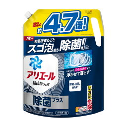 P&G <strong>アリエール</strong> ジェル <strong>除菌プラス</strong> つめかえ用 超ウルトラジャンボサイズ 1810g 洗濯用洗剤