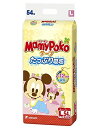【紙オムツ特売】ユニ・チャーム マミーポコ Lサイズ 54枚 適用体重9〜14kg テープ型ベビー用紙オムツ ( 4903111120635 ) ※パッケージ変更の場合あり