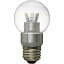 【直送・代引不可・同梱不可】 ヤザワコーポレーション G50ボール形 LED電球 3W 電球色 LDG3LG50(1コ入)