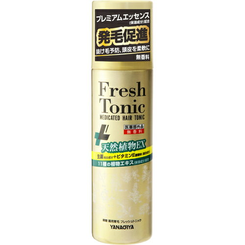 【メーカー直送・代引不可・同梱不可】 【柳屋本店】 柳屋 薬用育毛 フレッシュトニック プレミアムエッセンス 無香料 190g