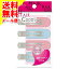 【メール便送料無料】貝印 HAIRGOODS(ヘアグッズ) 癖がつかない前髪クリップ パステル 4個