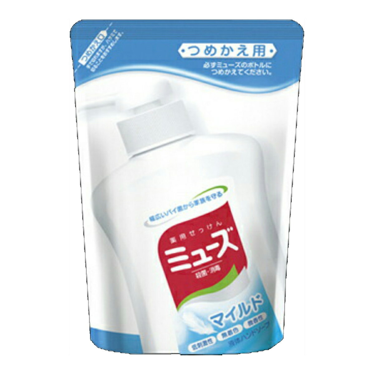 【送料無料・まとめ買い×3】アース製薬　液体ミューズ マイルド 詰替パック200ml　無着…...:at-life:10142844