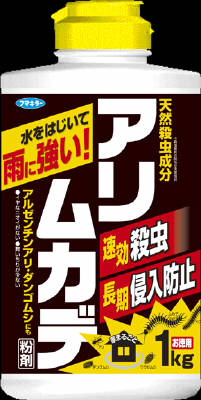 【12個で送料無料】フマキラー アリ・ムカデ粉剤 1kg ( 不快害虫忌避剤 殺虫剤 虫除け退治 ) ×12点セット　まとめ買い特価！ケース販売 ( 4902424432695 )