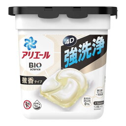 【お試し・初回購入限定】P&G <strong>アリエール</strong> バイオサイエンス <strong>ジェルボール</strong> 4D 微香 本体 12粒入　洗濯洗剤（4987176062307）※初めの購入者限定価格　お一人様1回限り