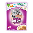 マースジャパン カルカン パウチ 12ヵ月までの子ねこ用 お魚ミックス まぐろ かつお たい入り 70g