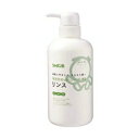 【送料込】 シャボン玉販売 無添加せっけん シャンプー専用リンス 本体 520ml ×12個セット