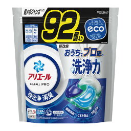 【今月のオススメ品】P&G アリエール ジェルボール プロ つめかえ 超メガジャンボサイズ <strong>92</strong>個入り 強洗浄・消臭 洗濯用洗剤 【tr_1464】