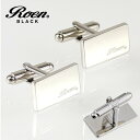 【18日はエントリーでP最大4倍】Roen Black ロエン アクセサリー メンズ カフス シャツ スーツ シルバー ギフト プレゼント 就職祝い ROT-101