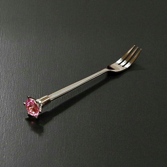 "DIAMOND CUTLERY" Cake fork