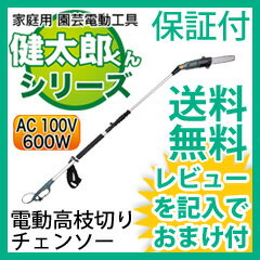 【在庫有】チェンソー 高枝切り 【送料無料・保証付】【高枝健太郎くん ET1208】 軽量…...:athene:10021948