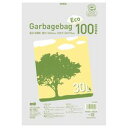 TG-L30R TANOSEE リサイクルごみ袋 乳白半透明 30L 100枚入