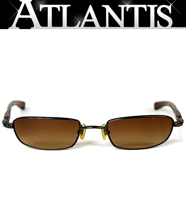 CHROME HEARTS 銀座店 クロムハーツ 【VELVEDERE-D】 ウッド 眼鏡 メガネ アイウェア メンズ SV925 茶系 99546