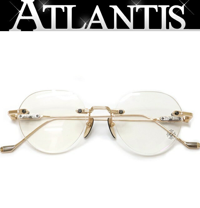 CHROME HEARTS 銀座店 クロムハーツ 【SOFFFFFFFFERSI】 サイドフローラル 眼鏡 メガネ アイウェア メンズ SV925 クリア/ゴールド 99808