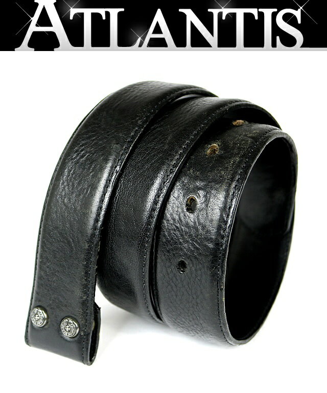 CHROME HEARTS 銀座店 クロムハーツ 1.5 ベルトストラップ レザー メンズ size:32 黒 99628