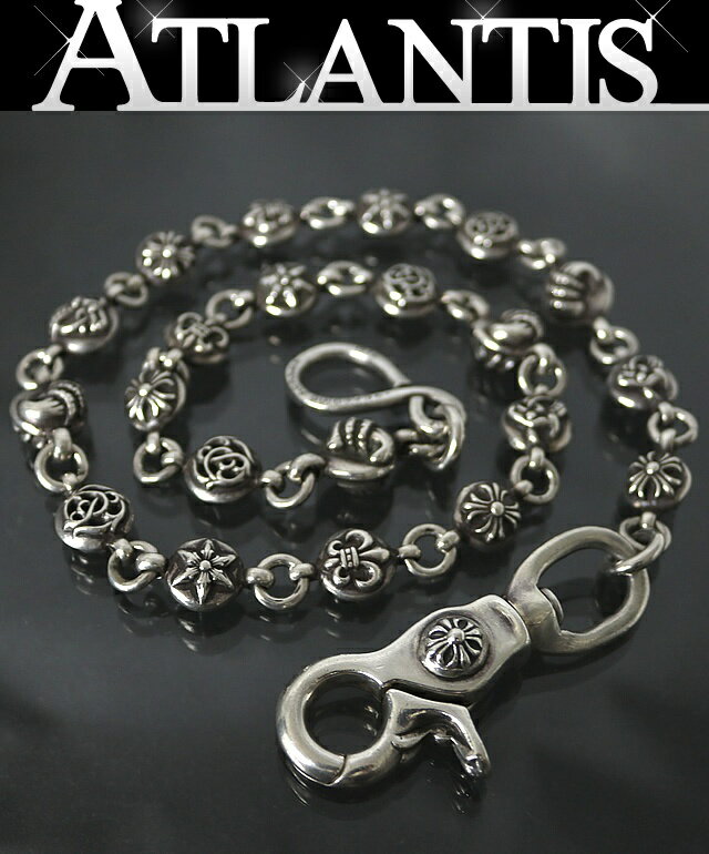 CHROME HEARTS 銀座店 クロムハーツ #2 マルチボール ウォレットチェーン 1クリップ ロング シルバー SV925 100011